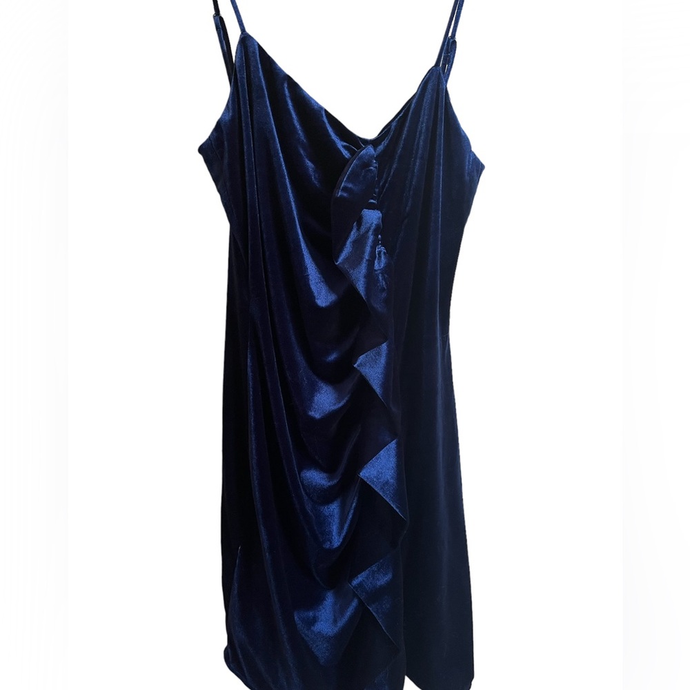 Devlin Sample Sale Velvet Blue dress size 6